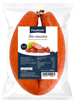 Produktbild von Wurst geräuchert - Ot Testja, Schweinefleisch, Posylka.de, 600 g