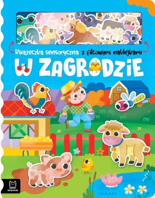 Obrázok produktu pre W zagrodzie. Książeczka sensoryczna z filcowymi naklejkami