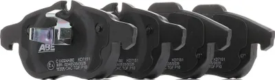 Produktbild von ABE Bremsbeläge Satz Vorne für OPEL ZAFIRA B (A05) C1X024ABE