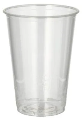 Produktbild von 6000x PLA-Becher, Kaltgetränkebecher, "pure" 0,2 l glasklar Plastikbecher