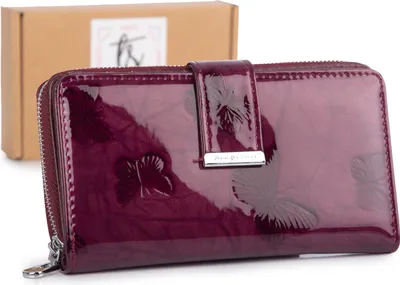 Produktbild von Jennifer Jones Damen Geldbörse  RFID Schmetterling Violett