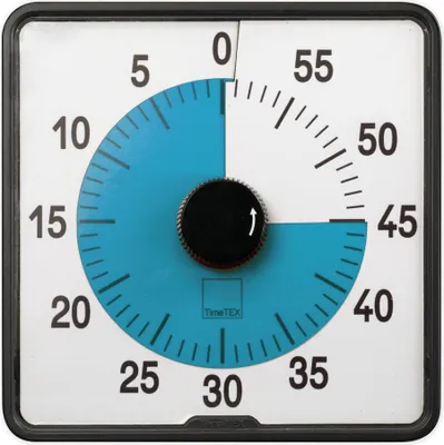 Produktbild von TimeTEX - Timer "Countdown" L Blau | Präziser Timer für vielseitige Zeitmessunge