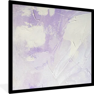 Produktbild von MuchoWow® Gerahmtes Poster Abstrakt - Malerei - Design 40x40 cm - Poster mit Schwarzem Bilderrahmen Wandposter Rahmen Foto Bilder - Mit Rahmen - Wanddekoration Schlafzimmer