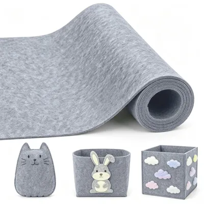 Filzrolle 40x250 cm, 3 mm, Polyester, Bastelfilz, DIY