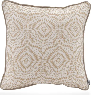 Produktbild von H.O.C.K. Badu Batik Steel Outdoor Kissen mit Keder 50x50cm col. 01 natur beige