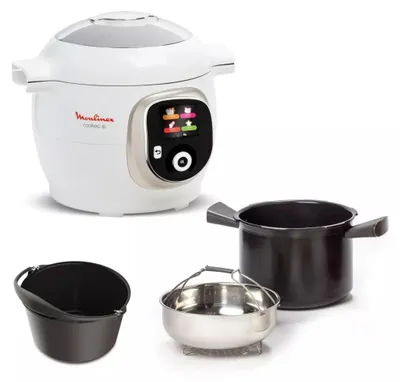 Produktbild von Moulinex YY5412FB, 6 l, Weiß, LCD, Digital, 1 m, 1600 W