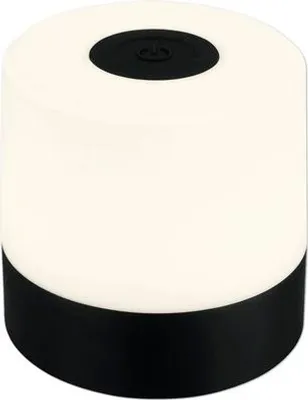 Image de BRILONER- Lampe de table LED sans fil,IP44 protection contre les projections d'eau,fonction tactile,blanche chaude,noir,7x7cm