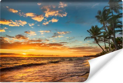 Produktbild von Muralo Vlies Fototapete MEER Strand Sonnenuntergang Landschaft 3D Br. 254cm x Hö. 184cm