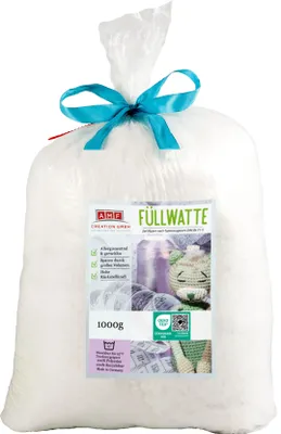 Produktbild von AMF Life Füllwatte, waschbar bis 95 Grad, e Qualität, 1000g