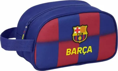 Image de Sac de toilette de voyage F.C. Barcelona Bleu Grenat Sportif 26 x 15 x 12 cm