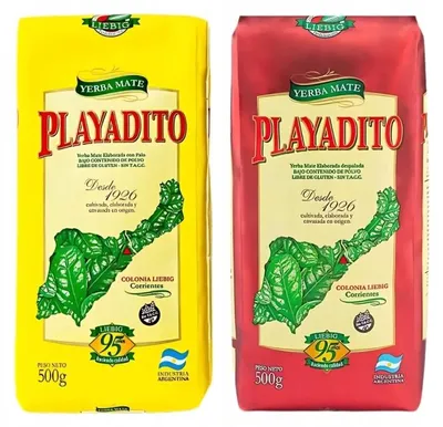 Zdjęcie produktu dla Zestaw Yerba Mate Playadito Elaborada + Despalada 2x500g 1kg
