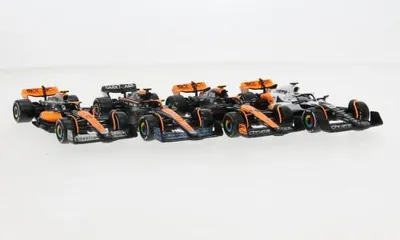 Produktbild von Bburago BBU18-38096 - 1/43 - McLaren 4er Set: McLaren Formula 1, Formel 1, McLaren F1 Team - Neu