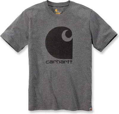 Produktbild von Carhartt Herren-Arbeitsshirt 103666 mit Logo, Farbe:granite heather, Größe:S