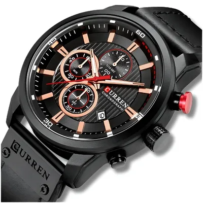 Zdjęcie produktu dla Zegarek Męski Curren Klasyczny Elegancki Chronograf Datownik 6 Kolorów