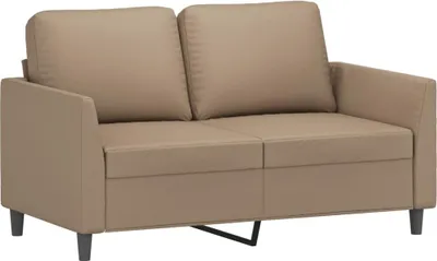 Produktbild von vidaXL 2-Sitzer-Sofa Cappuccino-Braun 120 cm Kunstleder