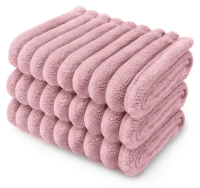Image de Ensemble de 3 couvertures en flanelle pour chiens et chats