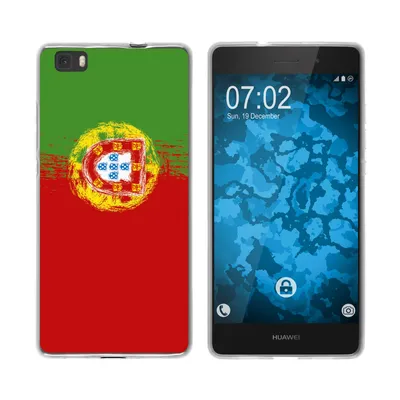 Produktbild von PhoneNatic Case kompatibel mit Huawei P8 Lite 2015 (1.Gen.) Silikon-Hülle WM Portugal M8