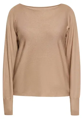 Image de Pull pour femmes ALBEE - couleur taupe. Taille L