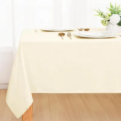 Obrázek produktu pro Ubrousek na stůl, vzhled lnu, 140x240 cm, omyvatelný, voděodolný, polyester