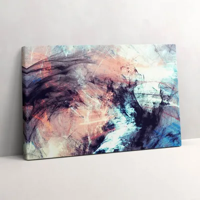 Produktbild von Abstraktes Bild – Leinwandbild Wandbild – 30x20 cm – Leinwandbilder – Wandbilder – Schlafzimmer – Flur