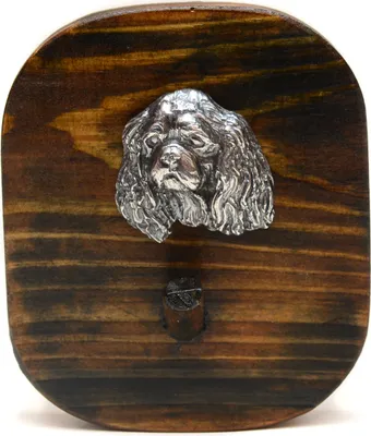 Immagine prodotto di Cavalier King Charles Spaniel I - Portacatena, portamedaglia per cani, gancio portachiavi del marchio Art-Dog
