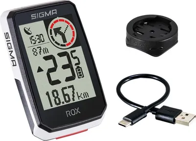 Image de Sigma ROX 2.0 Navigation pour vélo GPS, GLONASS, étanche aux éclaboussures (01051)