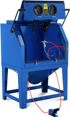 Produktbild von Expondo MSW Sandstrahlkabine - 990 L - mit Beleuchtung, Fußpedal