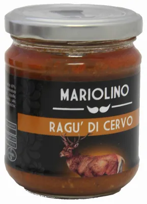 Produktbild von Hirschragout Hirsch Ragout 212 ml. - Mariolino Sughi