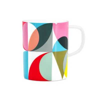 Produktbild von Remember Solena Tasse, farbenfroh, 350 ml, Fine Bone China Porzellan