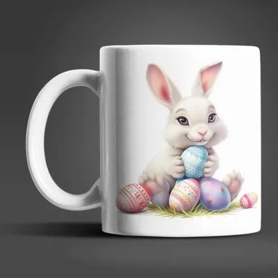 Produktbild von Osterhase Ostereier Ostern Bunny Kaffeetasse Teetasse Tasse Geschenkidee
