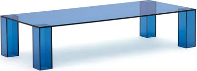 Produktbild von Couchtisch Adularia 60 x 140 x 30 cm Glas Blau