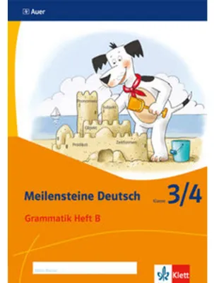 Image de Meilensteine. Deutsch Grammatik Heft B. Klasse 3/4. Ausgabe ab 2017