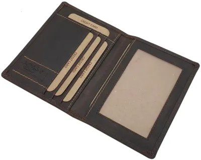Image de Porte-cartes en cuir de vachette avec protection RFID