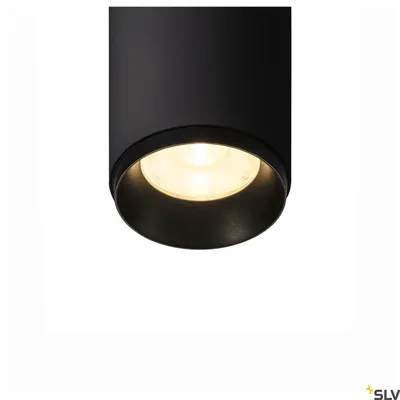 Produktbild von SLV 1004108 NUMINOS SPOT PHASE S LED Deckenaufbauleuchte schwarz 3000K 60°
