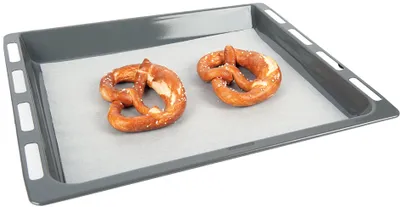 Zdjęcie produktu dla Hygostar 38452 Papier do pieczenia Light rolka 57 cm x 200 m powłoka silikonowa biała obustronnie silikonowana warunkowo nadaje się do roztworów alkalicznych