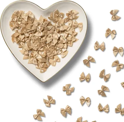 Zdjęcie produktu dla Zestaw dekoracyjnych kokardek, 100 sztuk, o wymiarach 2,5 cm, idealny do pakowania prezentów