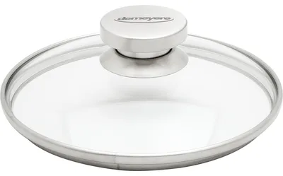 Zdjęcie produktu dla Demeyere 6518, Okrągły, Przezroczysty, Szkło, Stal nierdzewna, 18 cm, 180 mm