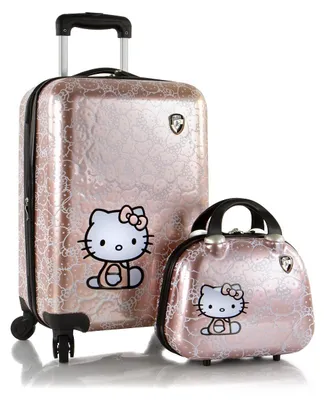 Immagine prodotto di Set da 2 pezzi Heys Kids Hello Kitty, con finiture metalliche