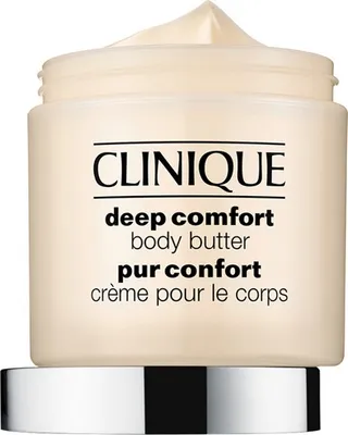 Obrázok produktu pre Clinique Deep Comfort, Maslo, Ženy, Hydratačný, Zmäkčovadlo, Upokojujúci, Univerzálne, 200 ml, Hrniec