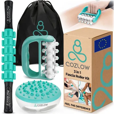 Produktbild von 3-in-1 Faszienrolle-Set für Massage und Durchblutungsförderung
