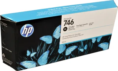 Produktbild von HP 746 Fotoschwarz DesignJet Tintenpatrone, 300 ml, HP DesignJet Z6 Druckerserie, HP DesignJet Z9 Druckerserie, Thermal Inkjet, Schwarz, P2V82A, Business, Singapur