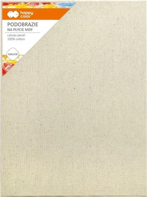 Image de Toile de coton 30x40cm naturel HAPPY COLOR