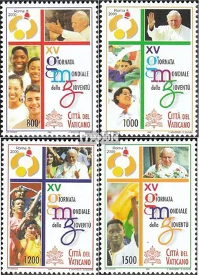 Produktbild von Briefmarken Vatikanstadt 2000 Mi 1346-1349 (kompl.Ausg.) gestempelt Tag der Jugend