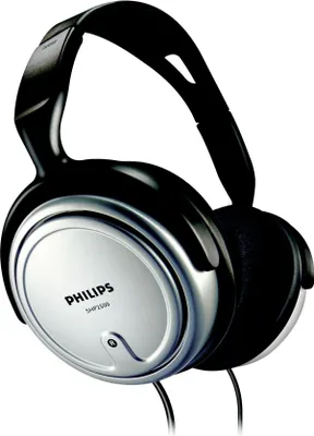 Produktbild von Philips TV-Kopfhörer SHP2500/00, Kabelgebunden, 15 - 22000 Hz, Musik, Kopfhörer, Schwarz, Silber