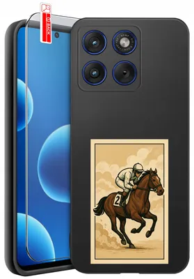 Produktbild von Hülle für Motorola Edge 70 | Designs | Mattes Silikon-Case + 9H-Glas