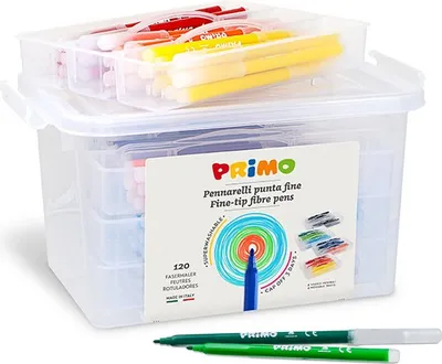 Produktbild von Primo Morocolor Superwashable Fine Point Marker 120 Stück Assorted