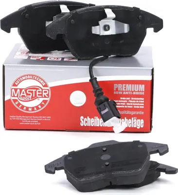 Obrázek produktu pro MS 13046071842N-SET-MS Brzdové destičky, brzdové čelisti přední nápravy pro VW PASSAT B7 (362)