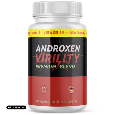 Produktbild von Androxen Virility Premium Blend Kapseln | Kraft für den Mann | 60 Kapseln, KI-generiertes Bild