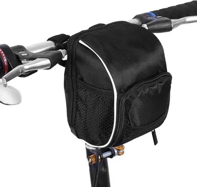 Immagine prodotto di Borsa da bici impermeabile - Borsa da bici per manubrio - Piccola borsa da bici per manubrio - Per manubrio da bici - Borsa da bici impermeabile per manubrio