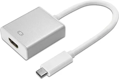 Produktbild von USB Typ C // HDMI Adapter Kabel Konverter Metallgehäuse Stecker Buchse Full HD